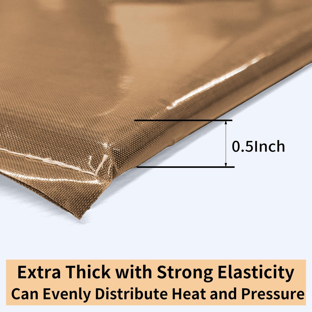 15x15 Inch Extra Large Heat Press Pillow Teflon Heat Pressing Transfer Pillow Mat for Heat Press Sublimation Vinyl