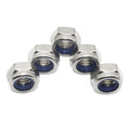 Fullerkreg M6 x 1mm Self-Locking Nylon Insert Hex Lock Nuts