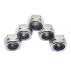 Fullerkreg M6 x 1mm Self-Locking Nylon Insert Hex Lock Nuts