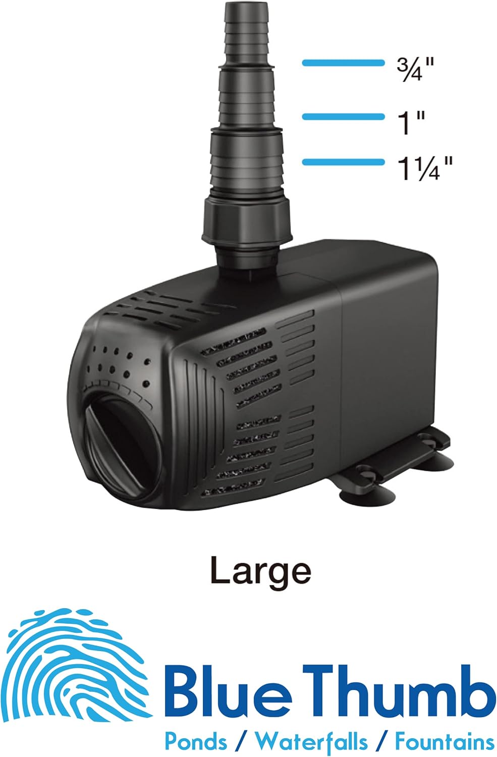 Blue Thumb Large Mag-Drive 1495 gph Fountain Pump (Model PB2613)
