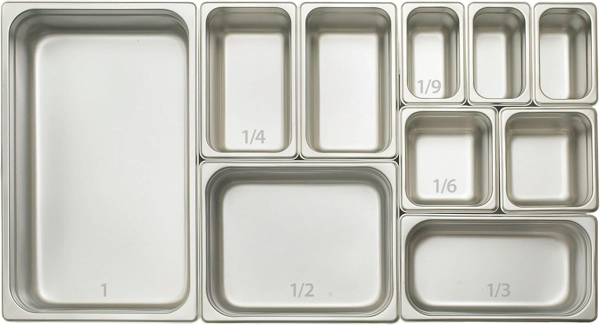 Anti-Jamming Steam Pan, Half-Size x 4-Inch, Standard Weight