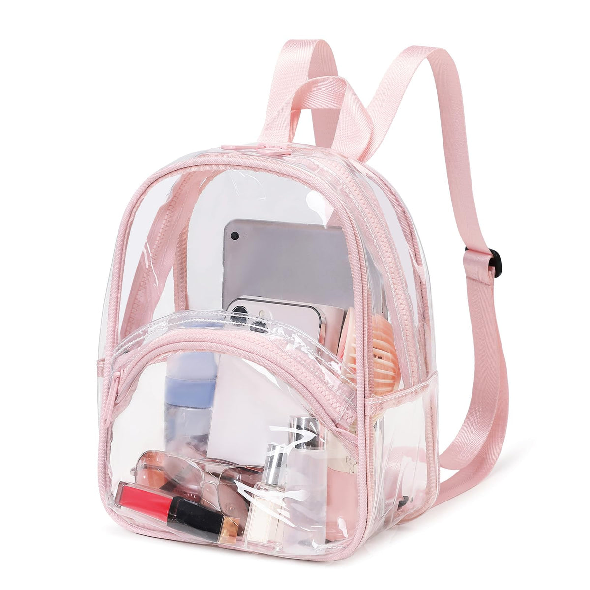 Clear Bag for Stadium Events Transparent Mini Backpack for Women