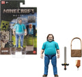 Minecraft Action Figure & Accessories Set, 4-inch Steve Posable Character Collectible Inspired by A Minecraft Movie