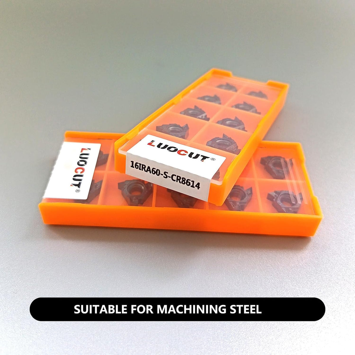20PCS 16IR AG60 Lathe Threading Insert Internal 60 Degree Thread for Steel