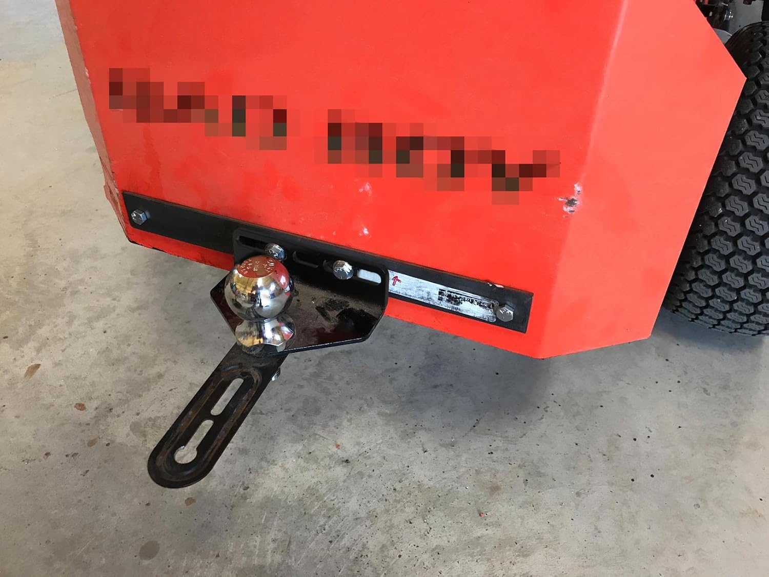 Zero Turn Mower Trailer Hitch, Universal Fit for Most of ZTR,3/4” Pin Hole