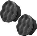 2 Pack Large Tire Shine Applicator Pad, Durable and Reusable Hex-Grip Tire Dressing Applicator Pad for Applying Tire
