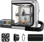 3D Printer Enclosure with Ventilation Kit for Anycubic Kobra 3/3 V2 Combo/Flashforge AD5X 3D Printers,Fireproof &
