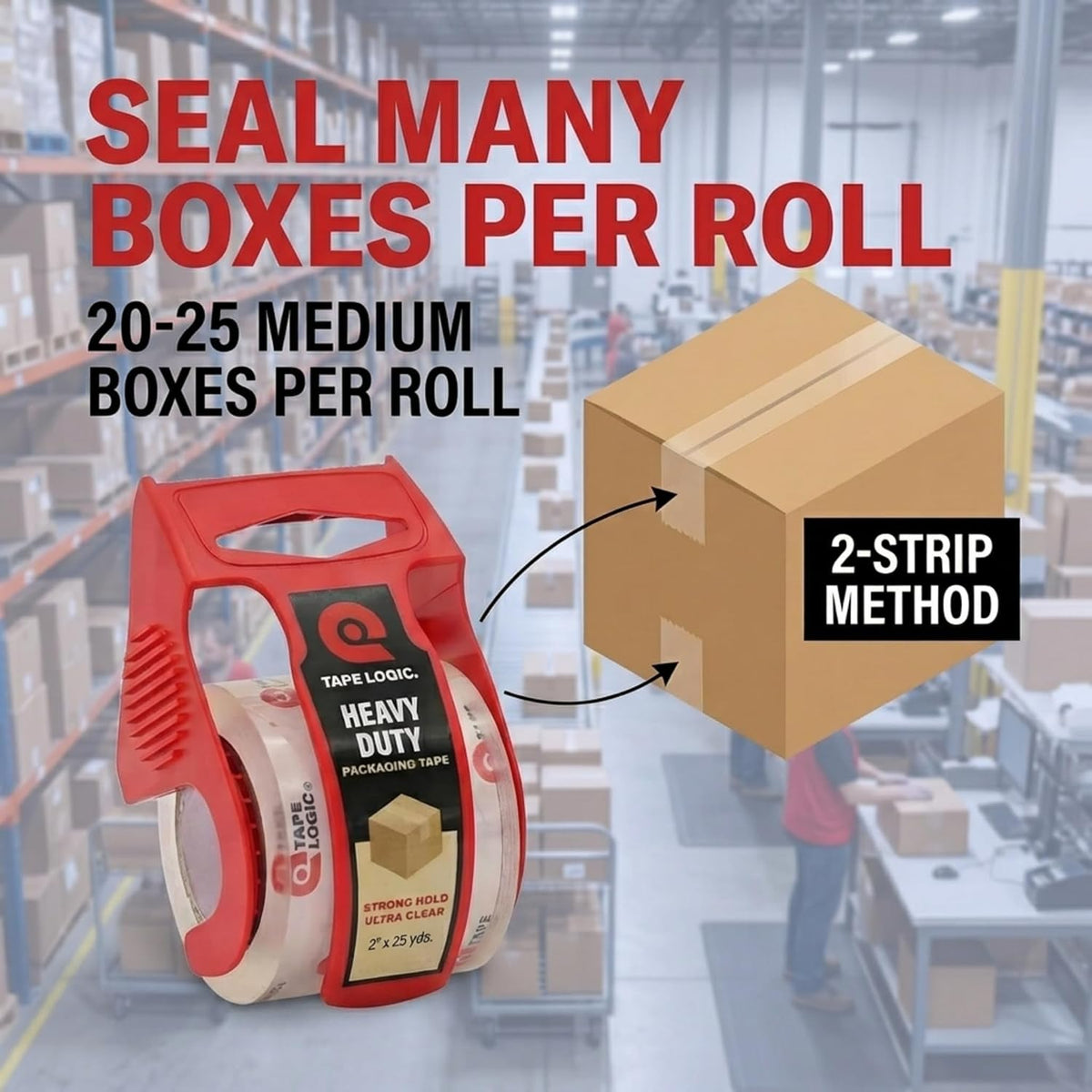 Moving Boxes 18"L x 14"W x 12"H (10-Pack) Medium + Packaging Tape - Shipping, Mailing, Packing, Packaging and Storage