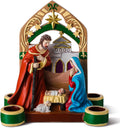 Nativity Advent Decorations Advent Candle Holder Holy Family Nativity Scene with Arch Candle Holder Religious Decors