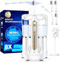 Electric Toothbrush with Water Flosser Combo, 3-in-1 Sonic Flossing Toothbrush and Dental Water Flosser for Teeth