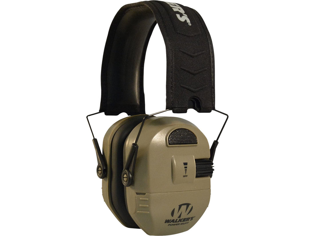 Ultimate Alpha Electronic Hearing Protection Muffs - FDE