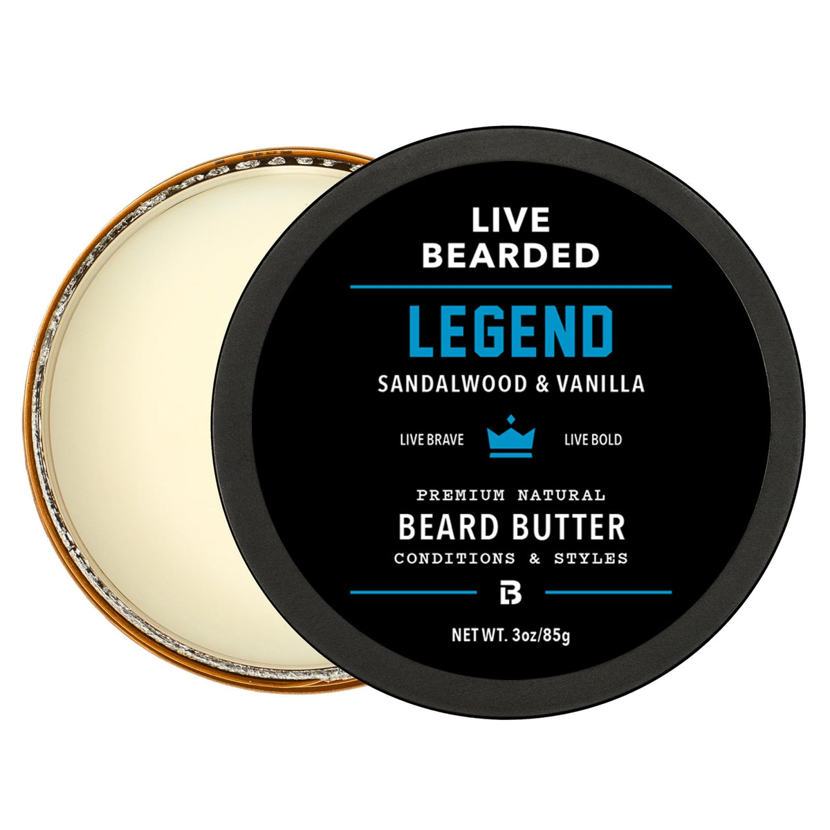 Beard Butter, Legend, Sandalwood, Vanilla, 3 fl oz