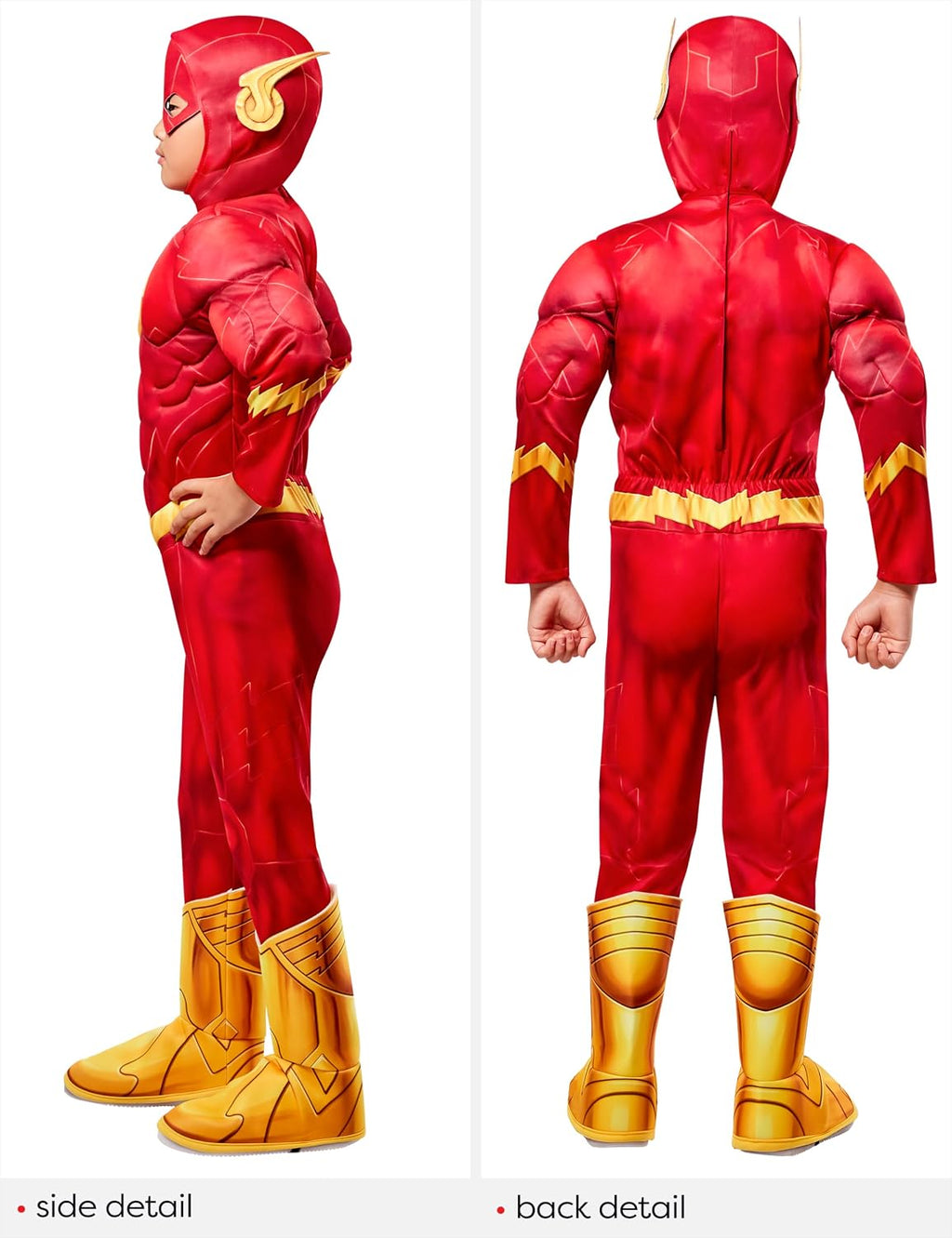 DC Comics Superheroes: The Flash Costume for Kids, Boy's Costume
