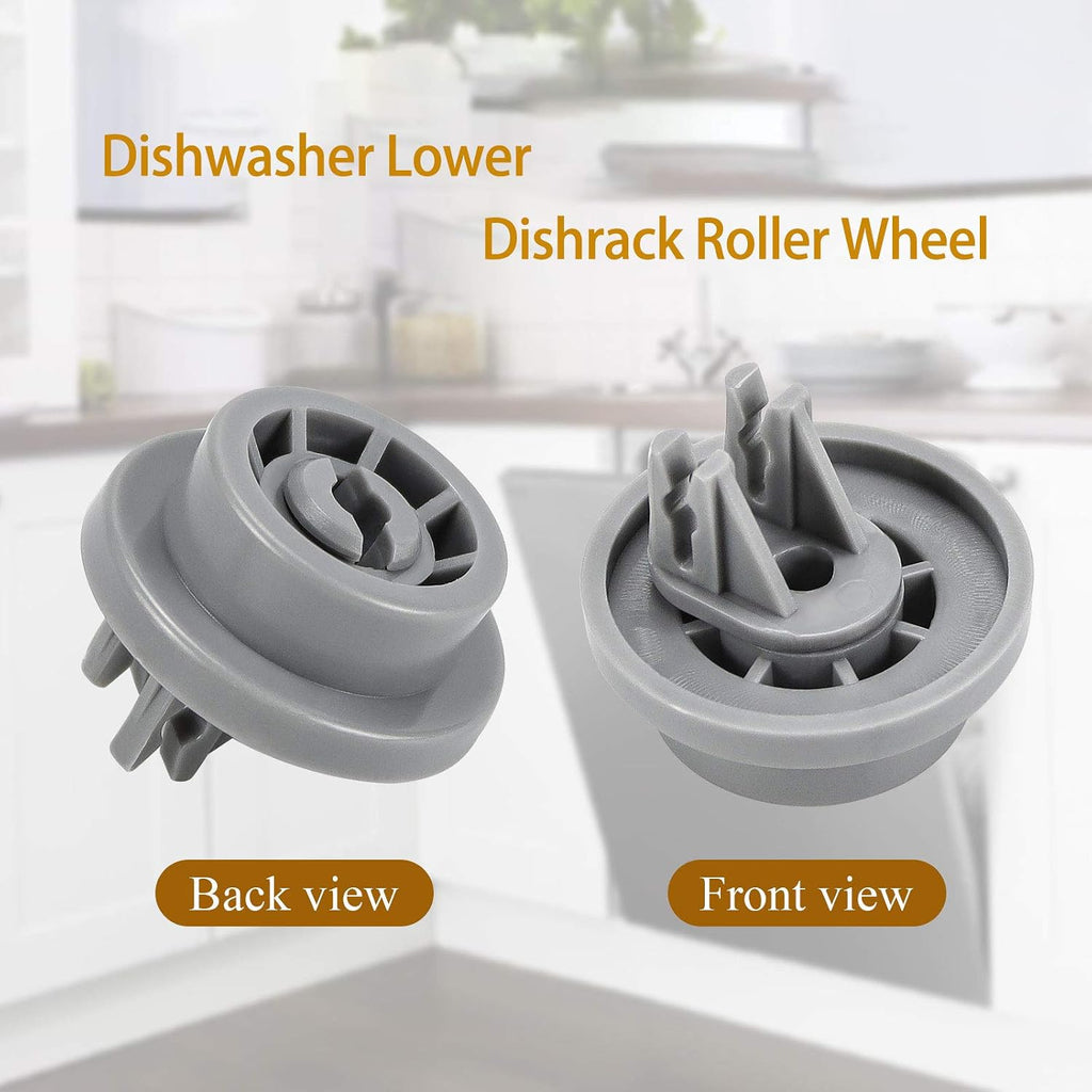APPLIANCEMATES 8-Pack DD66-00023A Rollers Rack for Samsung Dishwasher Wheels Lower Rack Replacement Part 2002711, AP4342187, PS4222532