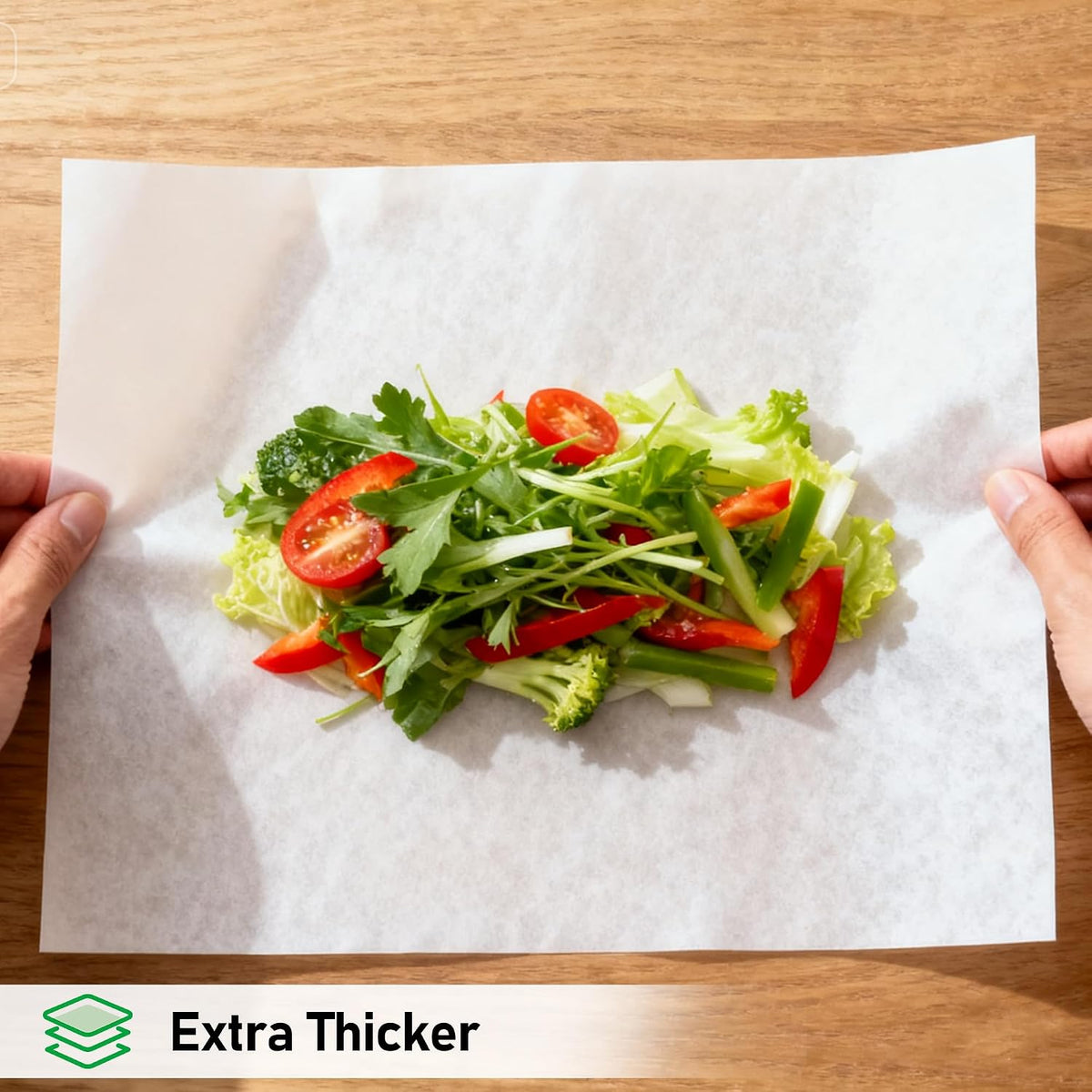 500 Pcs Non-Stick Parchment Paper Baking Sheets 12-3/16"x16-3/8"