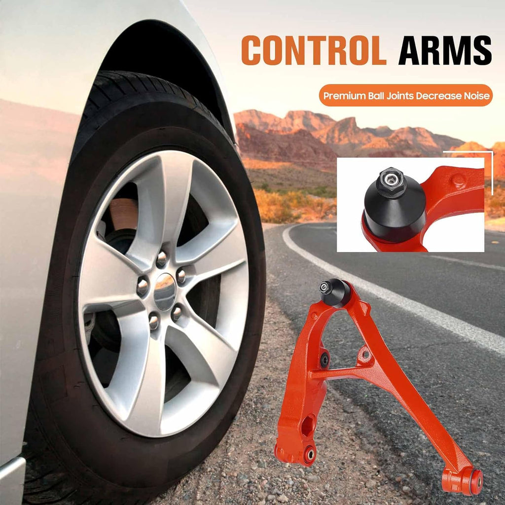 Front Lower Control Arm Kit 4WD for Chevy Silverado Suburban GMC Sierra 1500 1999-2006, Avalanche 1500 Cadillac Escalade 2002-2006, Yukon Suburban 1500 Tahoe 2000-2006