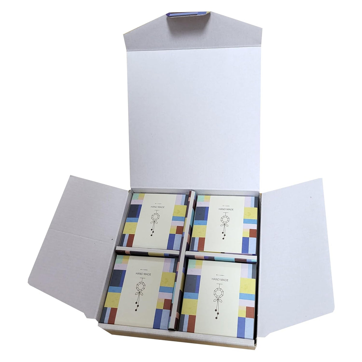 Handmade Natural Solid Dish Soap Bar, 4PCS in Korean Traditional Design GIft Box, Solid dish washing bar, Paprika