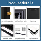Minifigure Display Case - Building Block Toy Large Black