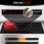 Translucent Induction Cooktop Protector Mat, 21.2 x 35.4 in