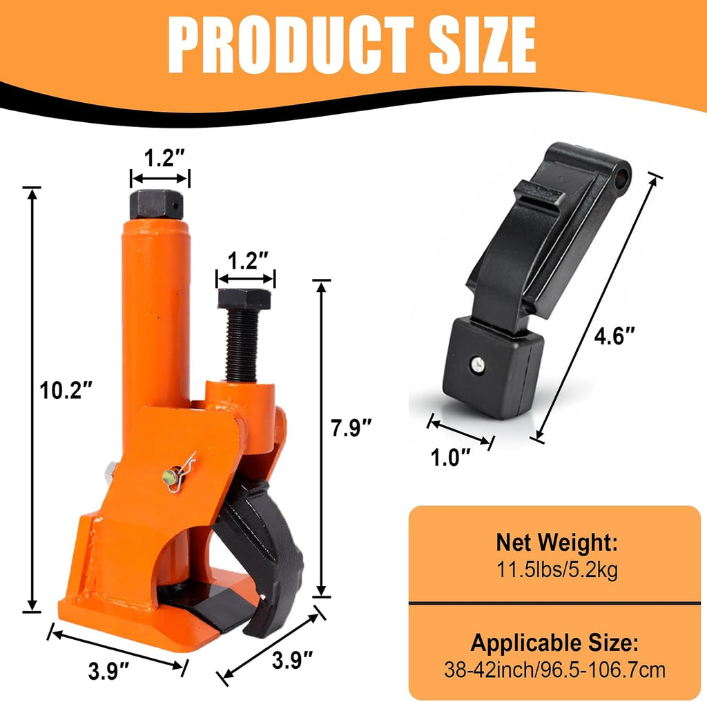 Manual Tire Bead Breaker Tool for Tire Removal, 38"-42" Bead Breaker,Orange