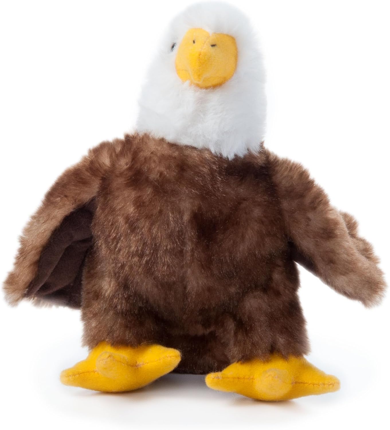 Bald Eagle Stuffed Animal Plushie, Gifts for Kids, Wild Onez Babiez Zoo Animals, Eagle Plush Toy 6 inches