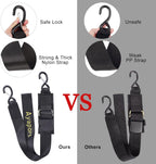 Ayaport Boat Tie Down Straps to Trailer 2 inch x 4ft Boat Straps, 2PK