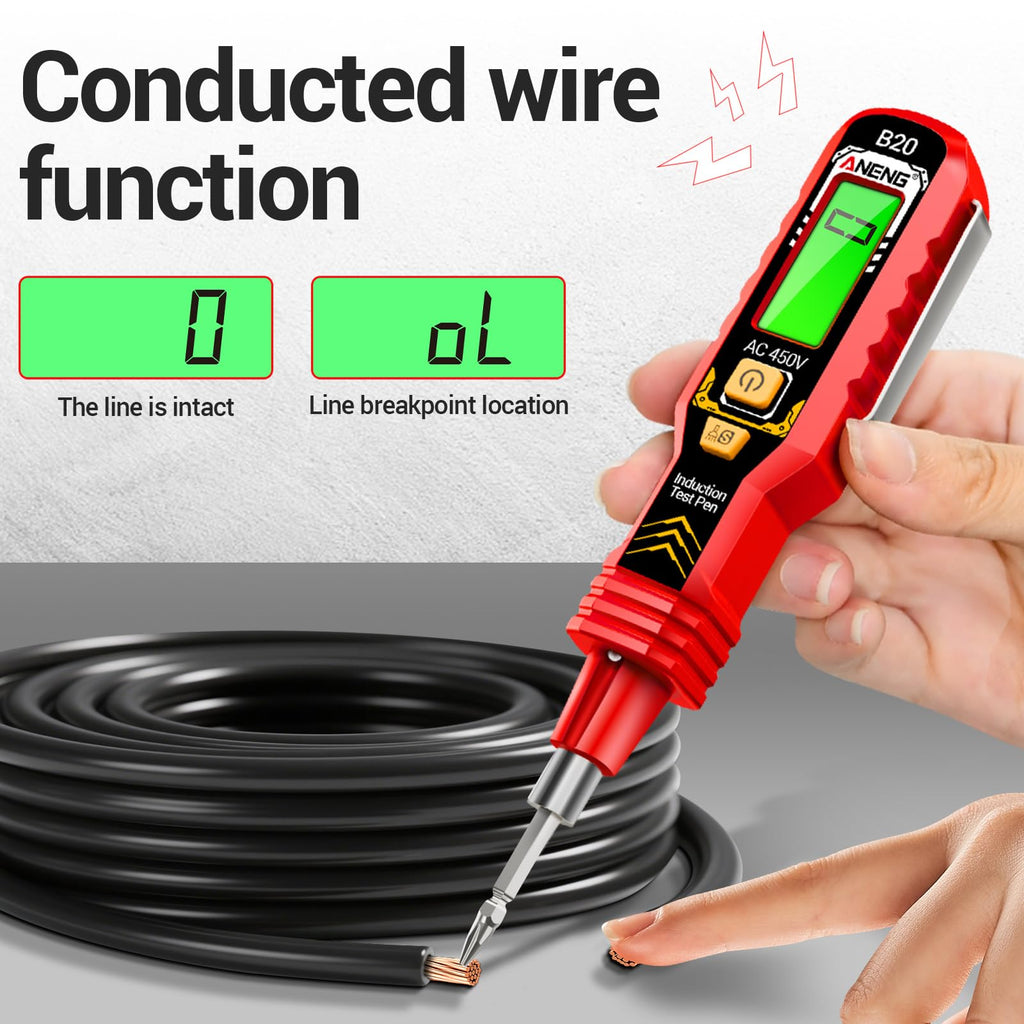 ANENG Non-Contact Voltage Tester, Double-Head Slotted/Crosshead Screwdriver