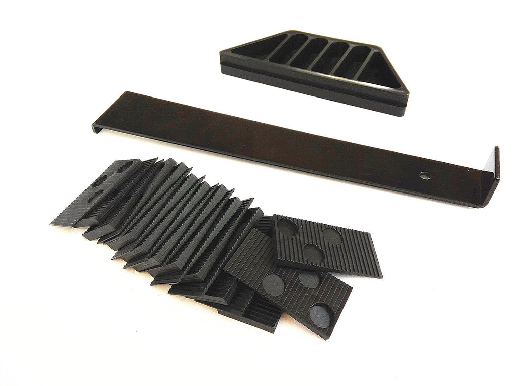 Laminate Wood Flooring Installation Kit; 1x Tapping Block, 1x Pull bar, 30x spacers