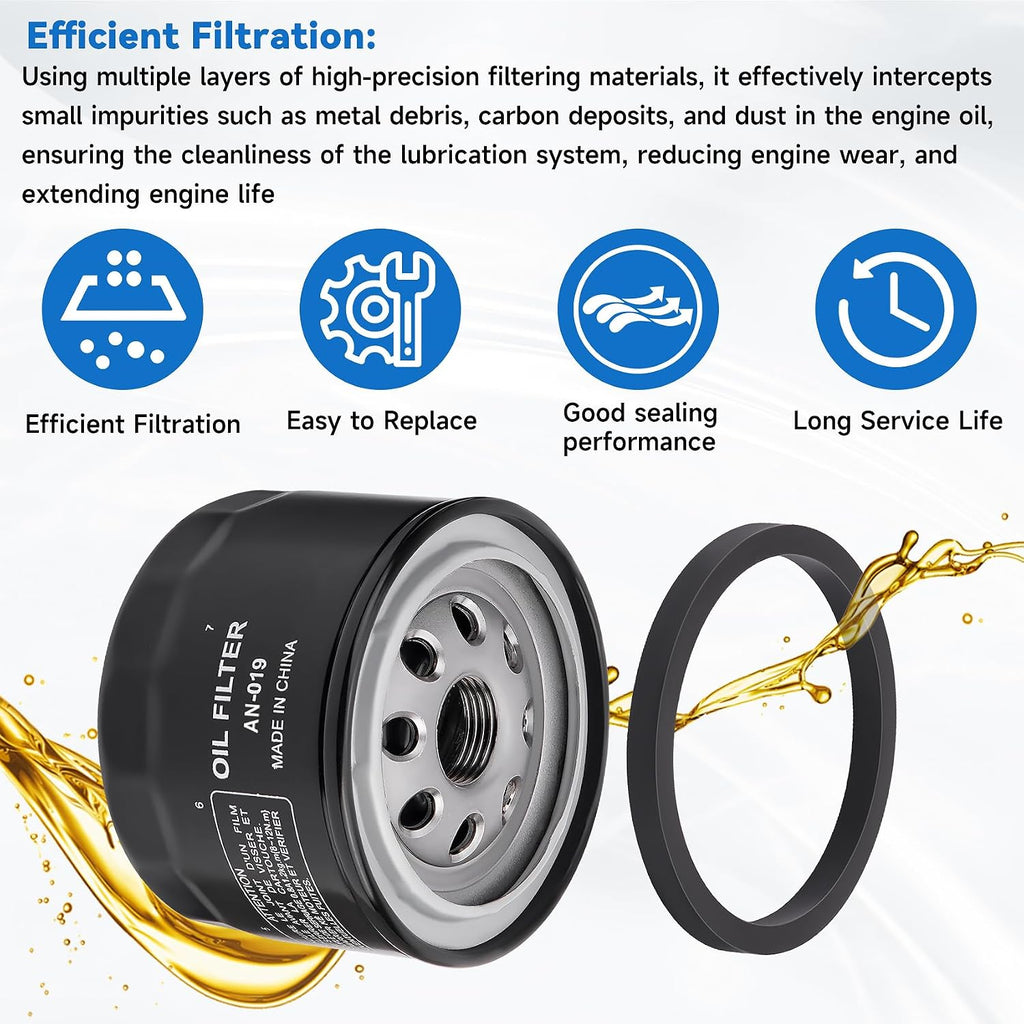 49065-0721 Oil Filter 49065-7007 for KawasakiFR691V FR730V FX691V FX730V(2)