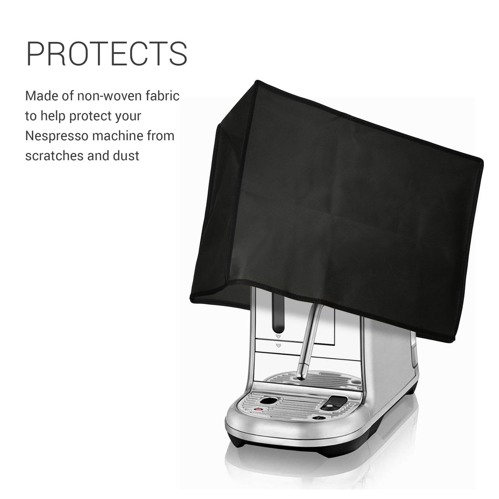 kwmobile Cover Compatible with Nespresso Creatista Pro - Plastic Case for Coffee Maker Machine - Dark Grey