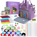 Crochet Kits for Beginner Adults, All Inclusive Crochet Set with 9 Size Crochet Hooks, Afghan Crochet Needles