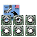 PGN UCF209-28 (6 Pack) Square Flange Bearing 1-3/4" Bore