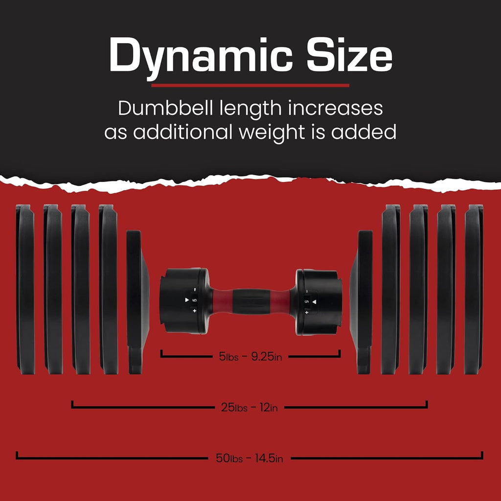 Adjustable Dumbbell Weight Set by Affordable Dumbbells