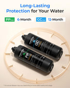 Waterdrop 2PPGC Replacement Water Filter for TSA & TSB & TSA-UF & TSB-ALK