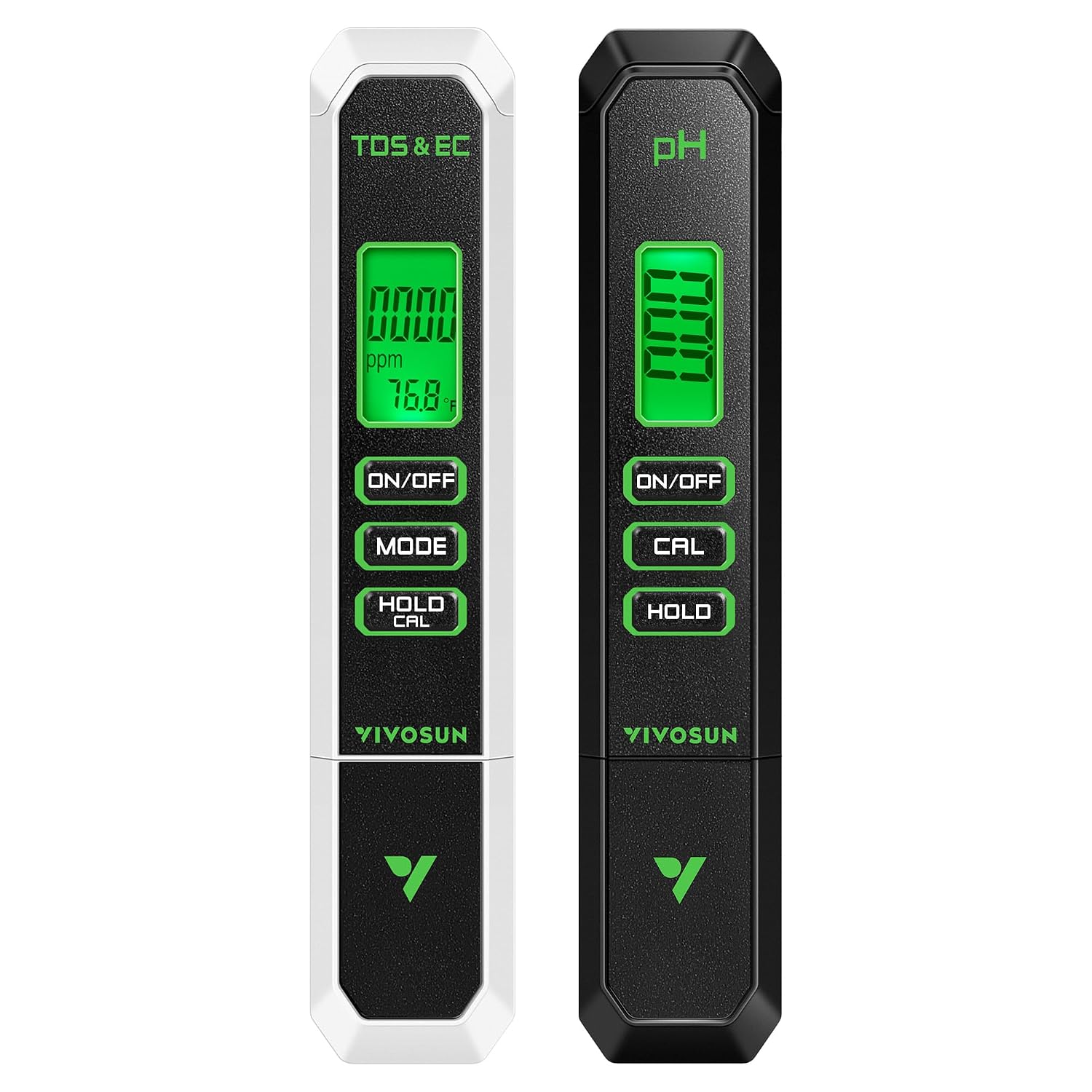 Digital pH Meter TDS EC Meter for Water 0.01 Accuracy Hydroponics | ±0.01 Accuracy, , 0-14 Range, ATC, Auto