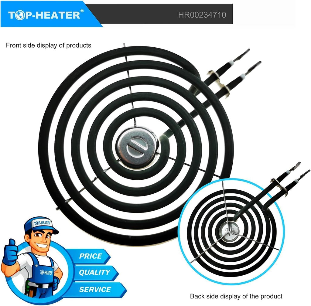 WB30M1 Electric Stove Burner Element, 6 Inch 1325W, 2 Pack
