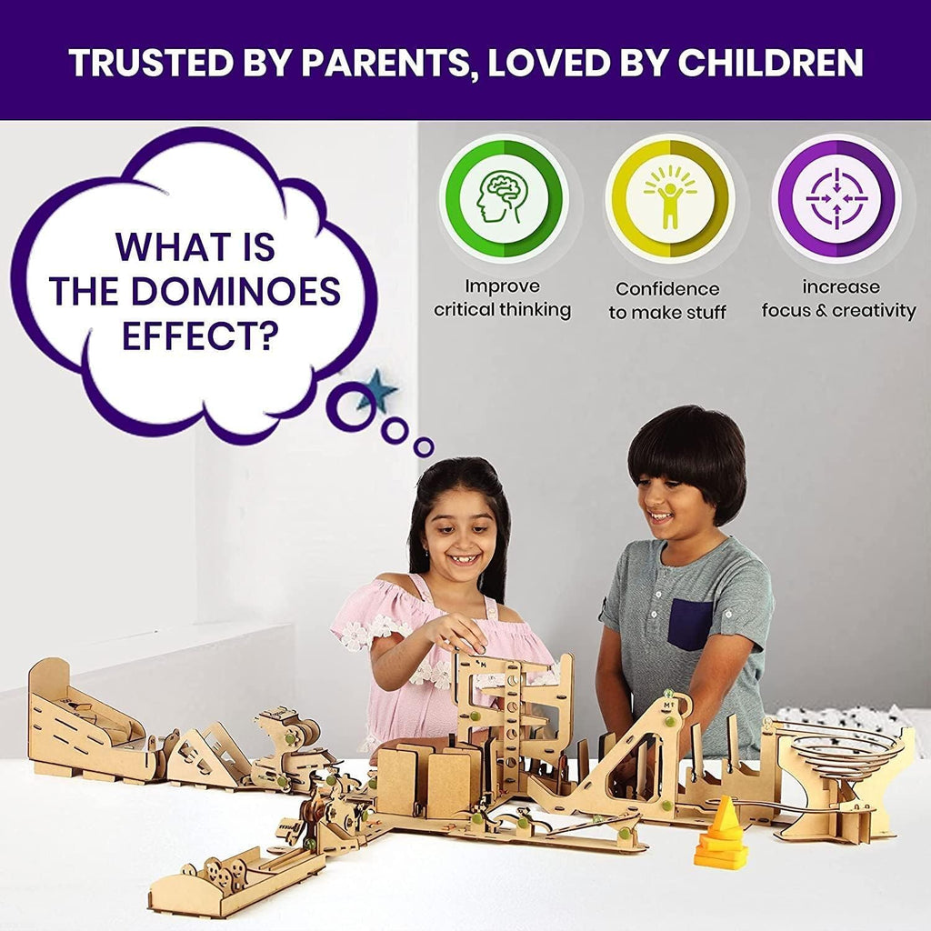 Chain Reaction Engineering, STEM Learning Toy Construction Kit for Kids Ages 8 and Up