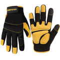 Safety Work Gloves, Men's Utility Mechanic Working Gloves for All Purpose, Touchscreen Compatible, Flexible