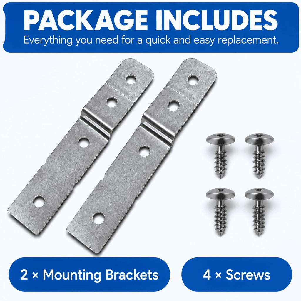 2Pcs Dishwasher Bracket for Frigidaire FFBD2411 2015-2020,Metal Mount
