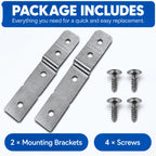 2Pcs Dishwasher Bracket for Frigidaire FFBD2411 2015-2020,Metal Mount