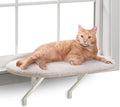 K&H Cat Window Perch Kitty Sill - Cat Window Hammock Bed with Strong Support Holds 40 lbs, Cushioned Windowsill Bed