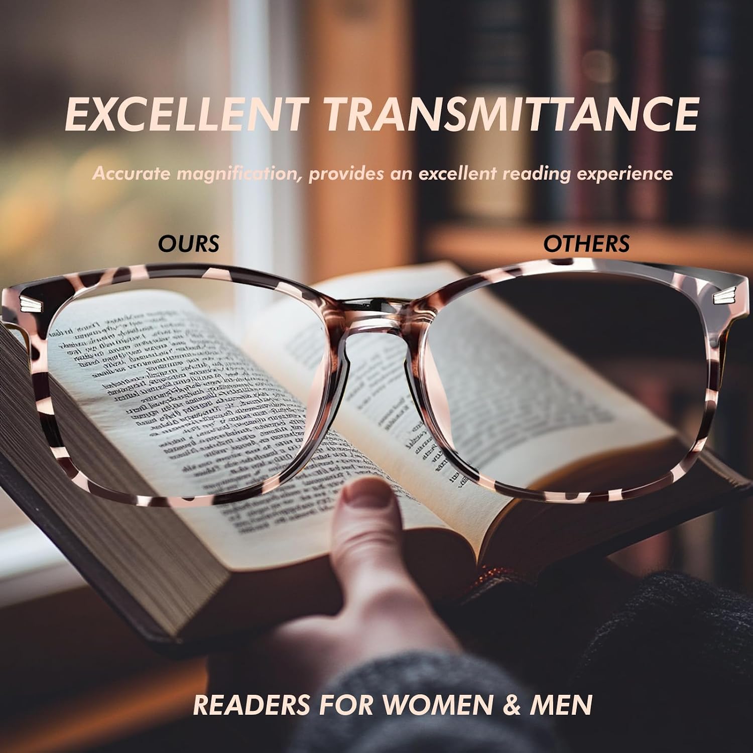 Reading Glasses Anti-Glare Readers 5-Pack for Men Women | Reading Glasses for Women Men, Eyeglasses, Blue Light