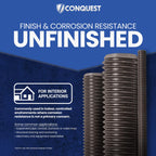Conquest A307 Unfinished Threaded Rod 3/8"-16 x 36
