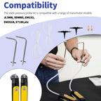 Manometer Probe Kit Compatible with Fieldpiece JL3KM & Klein Tools ET180