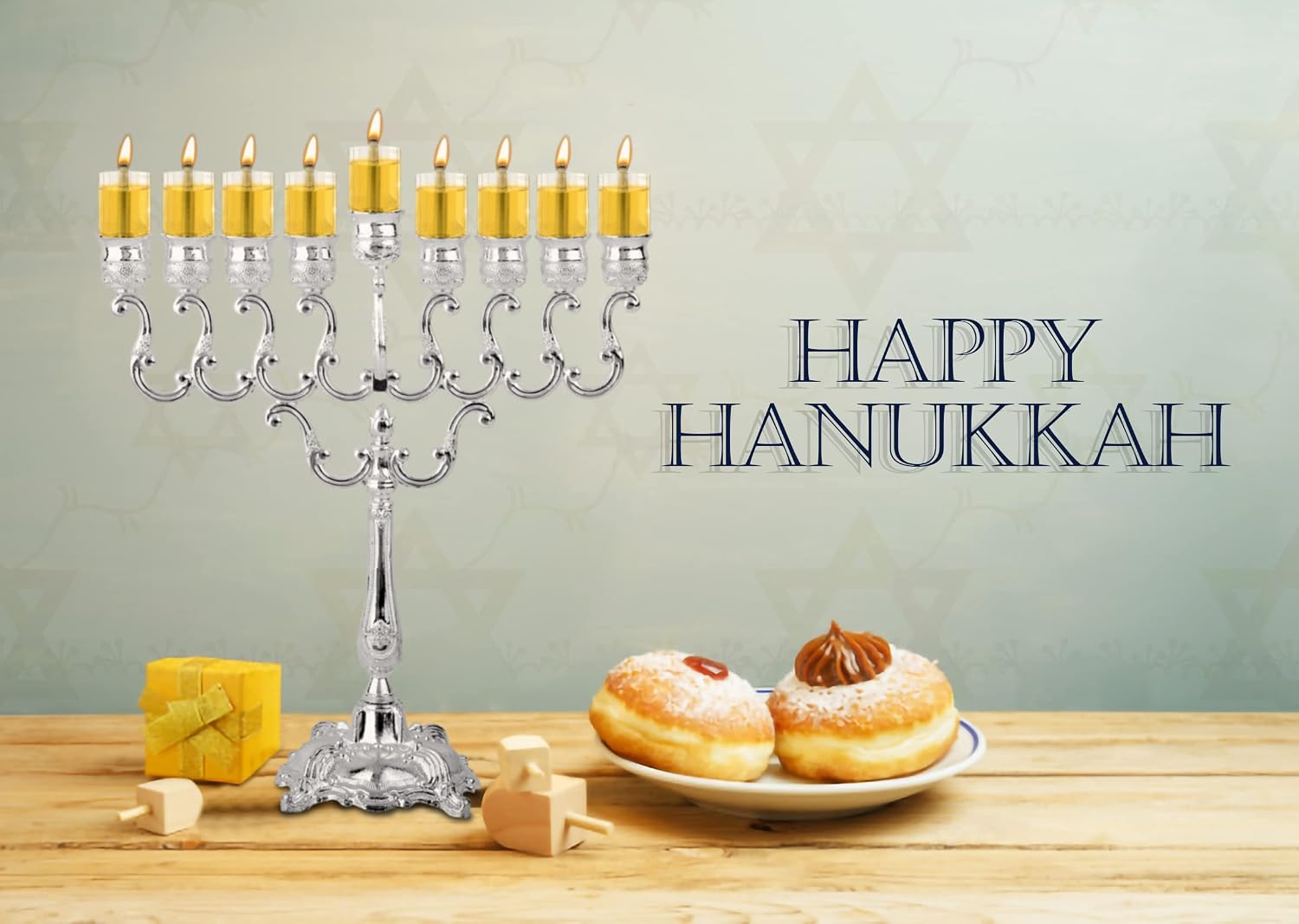 Chanukah Menorah Oil Glass Cups - Glass Oil Insert Cups for Menorahs - #10 (9 Pack)
