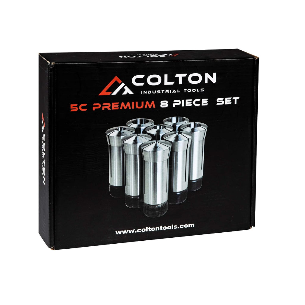 8 Piece Precision 5C Round Collet Set0.0005" Accuracy