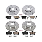 PowerStop Z23 Performance Brake Pad & Rotor Kit Front & Rear K899
