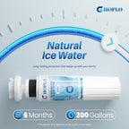 EDR4RXD1 Water Filter Replacement Compatible with Whirlpool UKF8001