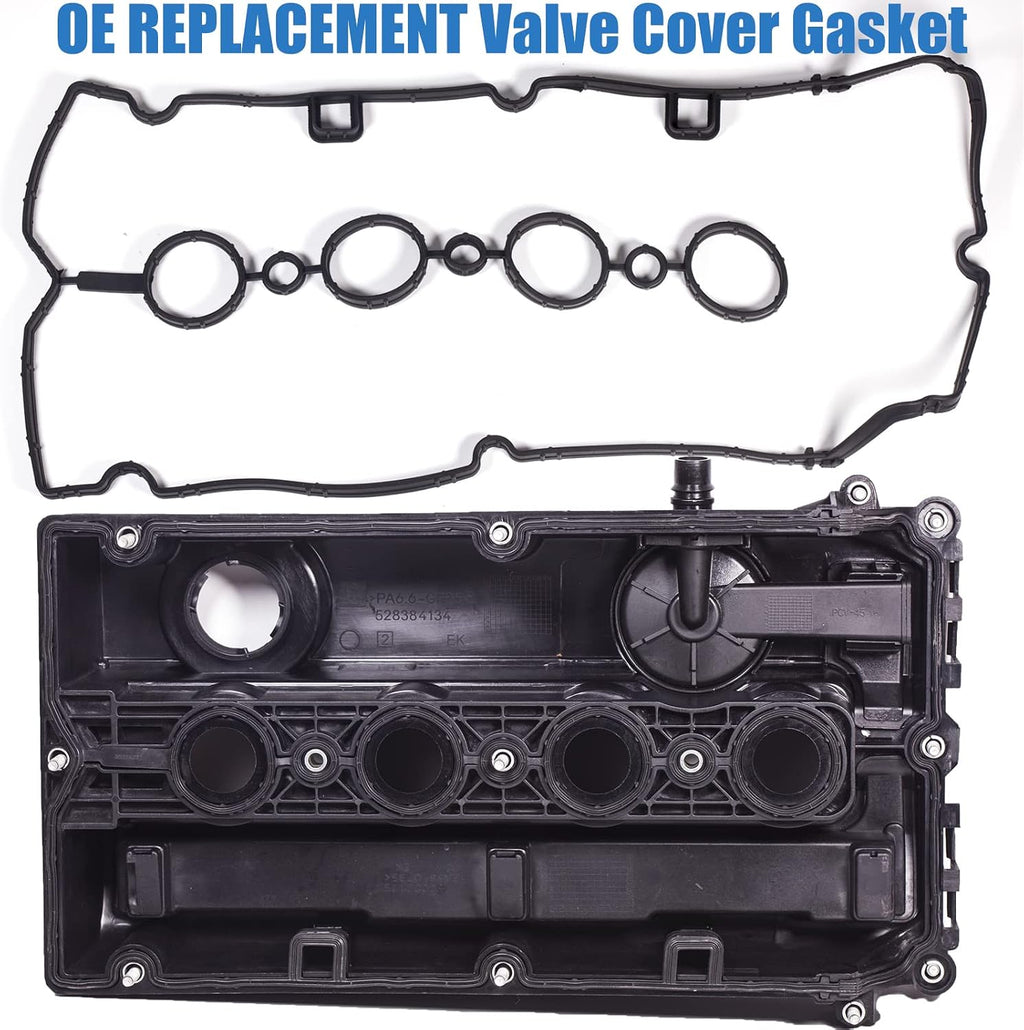 VS50779R for Chevy Cruze 1.8 valve cover gasket LS,Aveo Aveo5 1.6L 2009 2010 2011 ;Sonic LT 1.8L 2013 2014 2015 13 14 15;2008 Saturn Astra XE/XR;2009 2010 Pontiac G3 1.6L Replace Valve Cover 55354237.