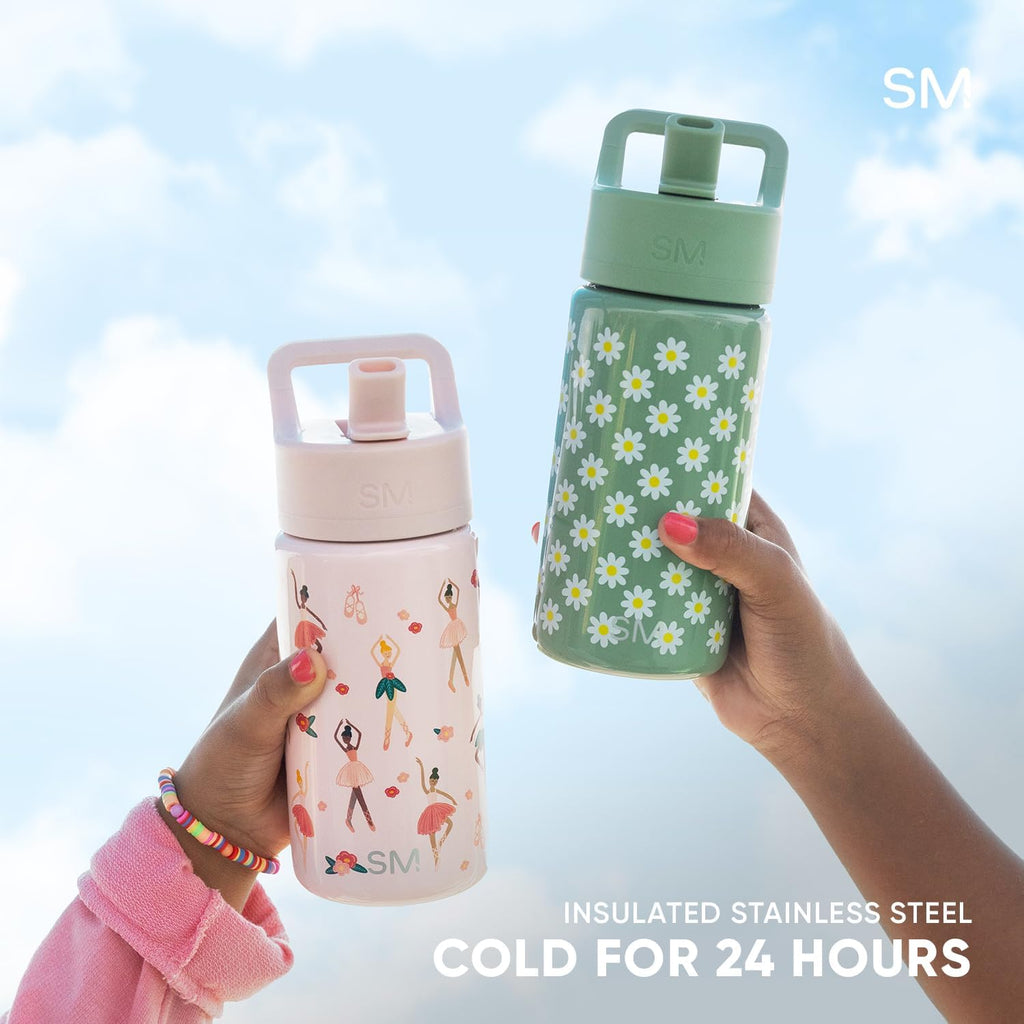 Kids Water Bottle & Toddler Cup | 14oz | Confetti | Insulated Stainless Steel Toddler Water Bottle, Kids Tumbler with